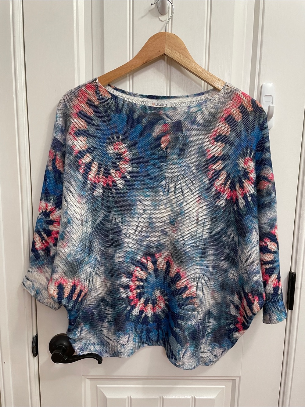 LUISA RICCI Italian Knit Summer Sweater Size Large